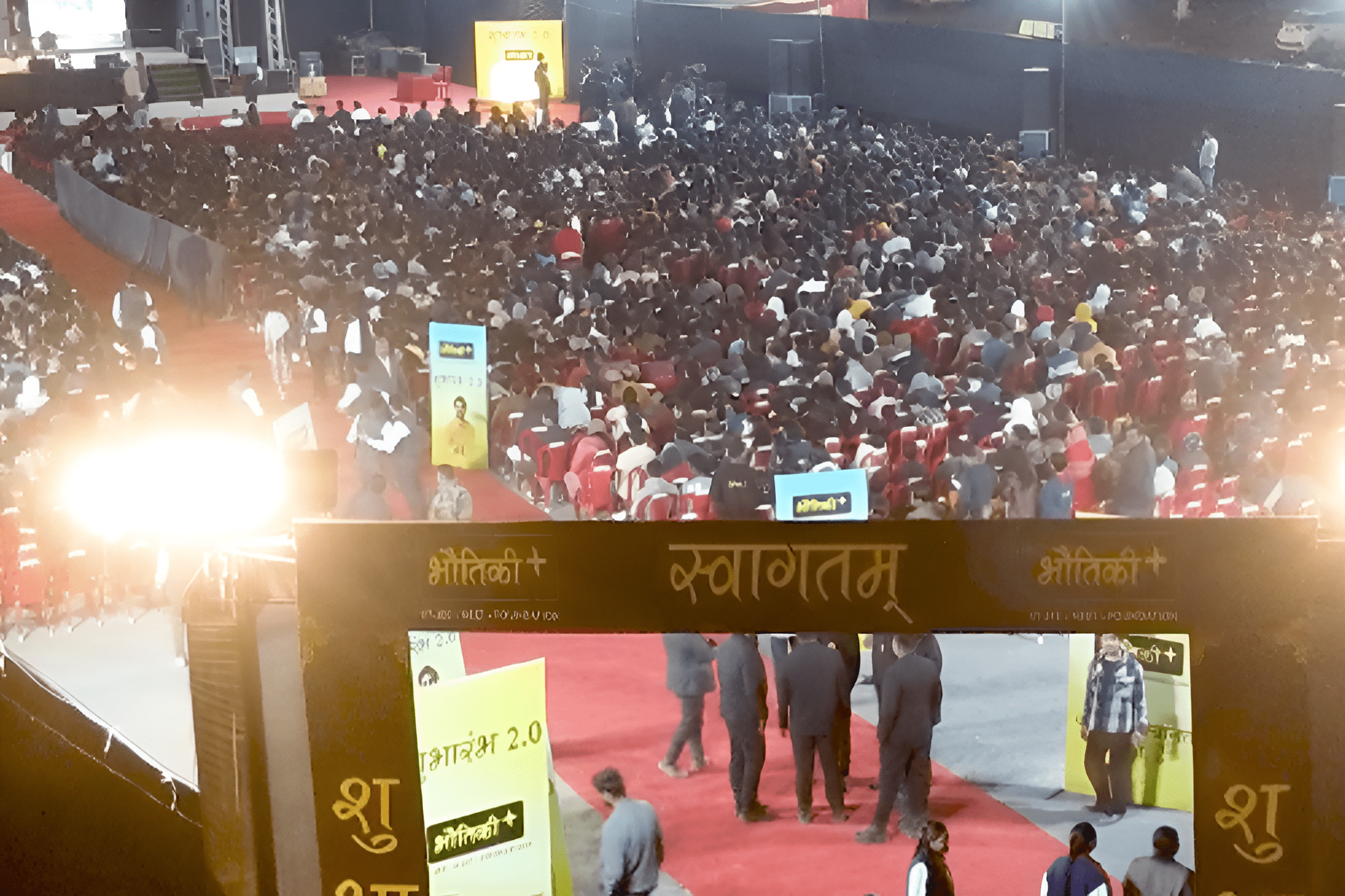 Winners receiving awards